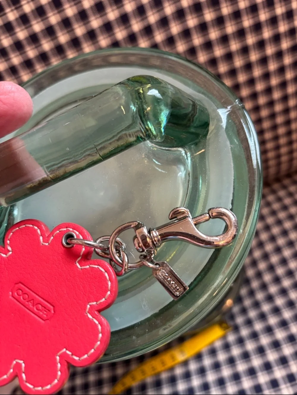 Coach Multicolor Daisy Leather bag charm - Picture 4 of 5